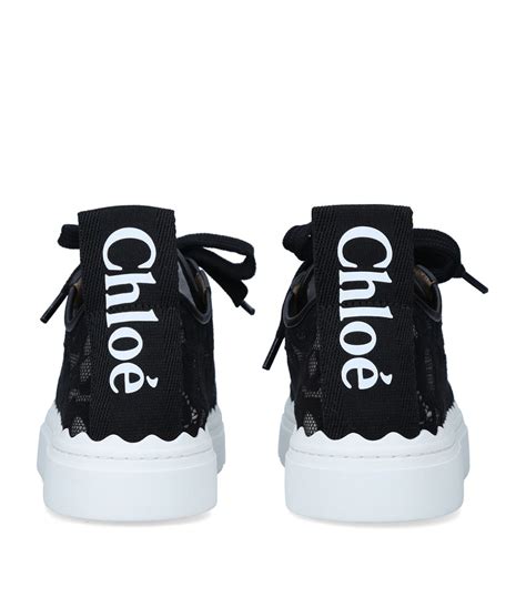 chloe lace sneakers black|chloe lauren sneakers sale.